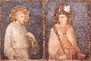 Simone Martini t Francis and St Louis of Toulouse oil on canvas